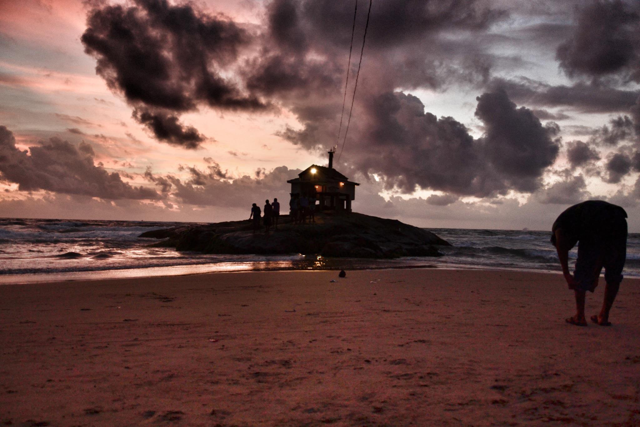 Evening Sunset by Mount Lavinia-Colombo