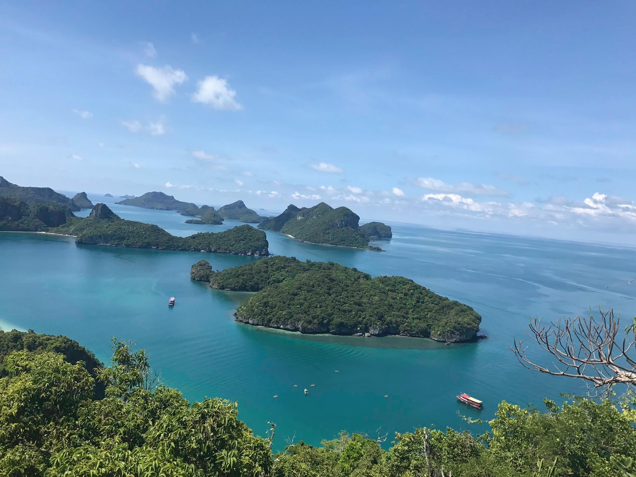 The 42 islands of the Angthong Marine National Park