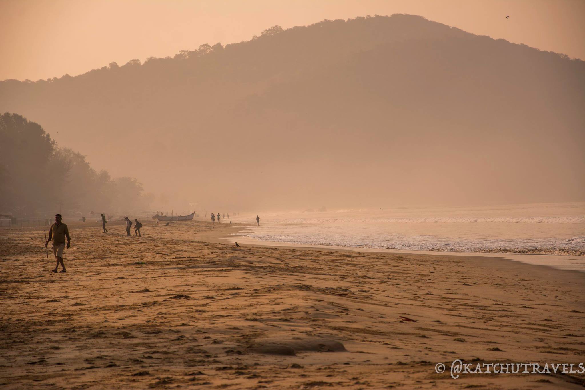 Winter morning hues in Agonda Beach (Goa-India)