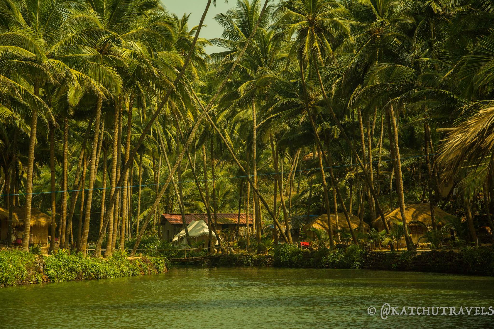 The meandering lagoon at Cola Beach [South Goa-India]