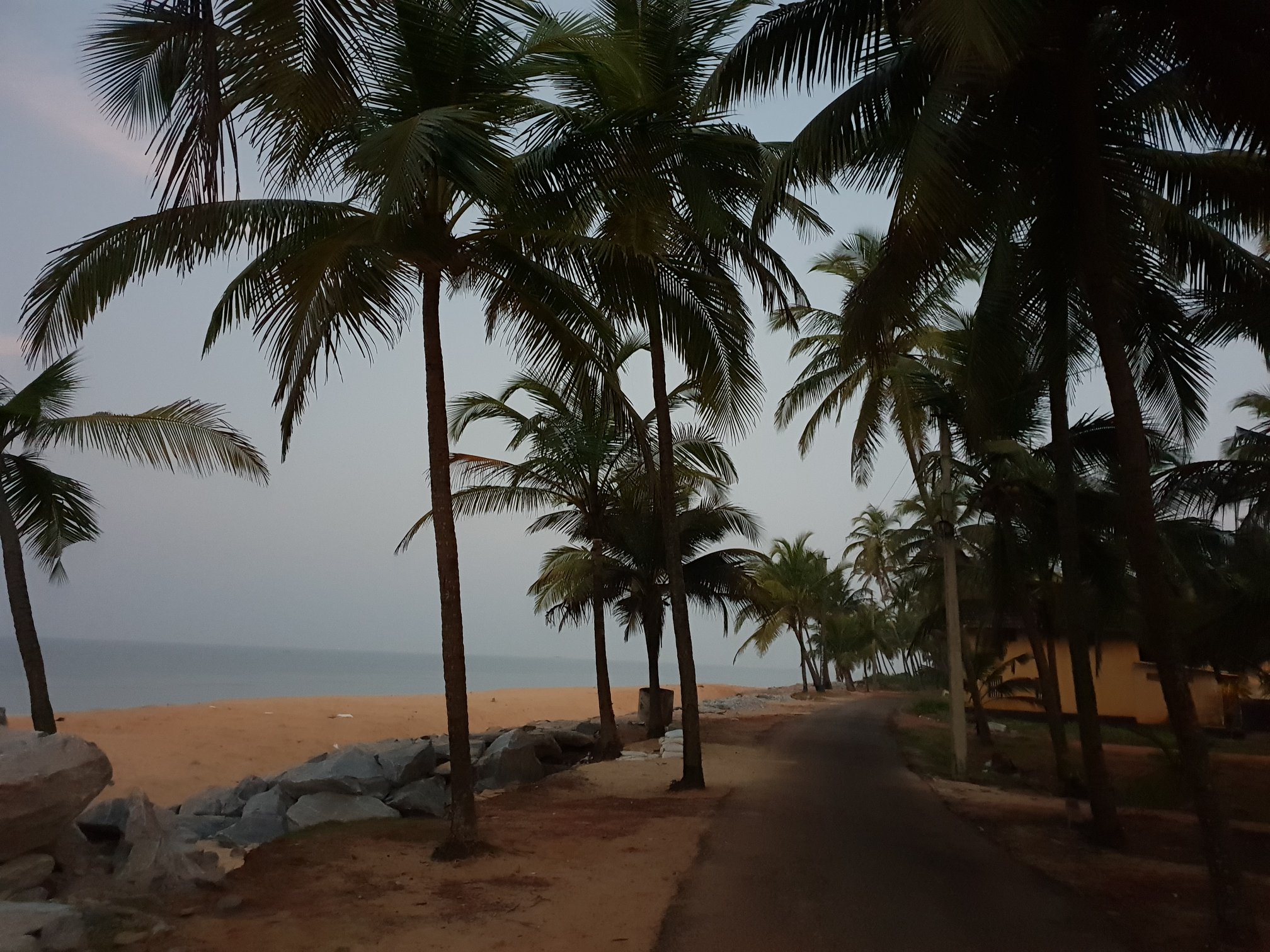 Early morning Walking along the coastline- Yermal Bada in Konkan Karnataka