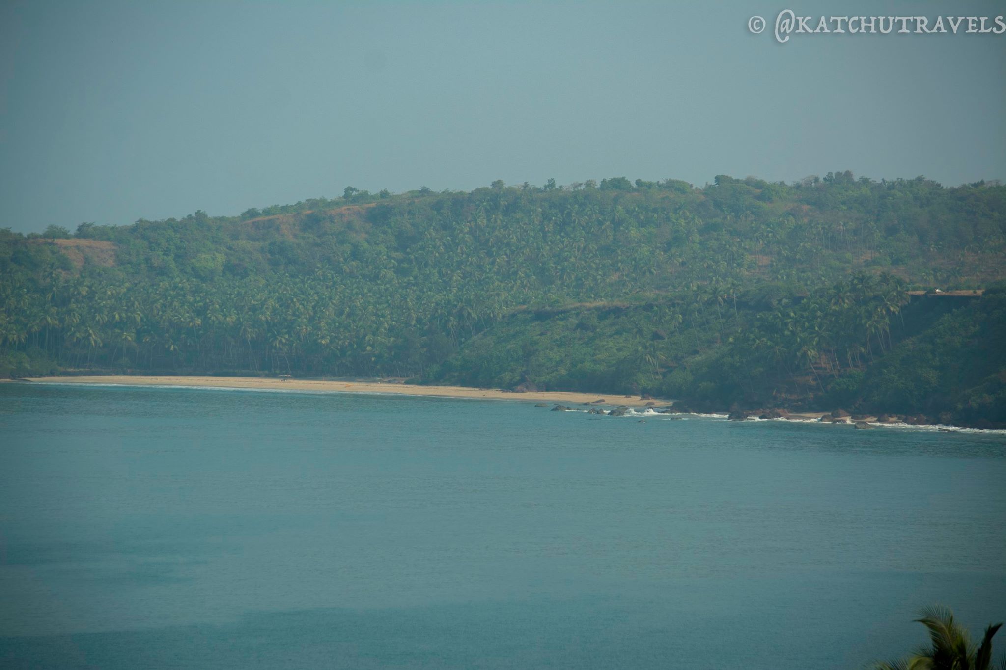 Cabo De Rama Beach is isolated and beautiful to spend a day in South Goa